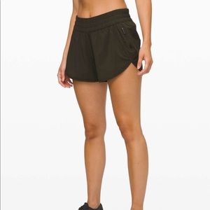 Lululemon Olive Green Tracker Shorts
